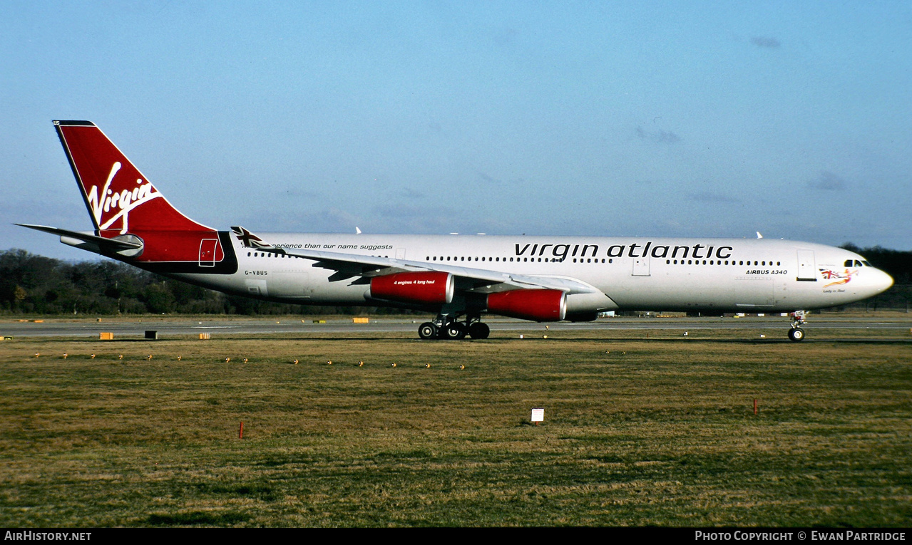 Aircraft Photo of G-VBUS | Airbus A340-311 | Virgin Atlantic Airways | AirHistory.net #735406