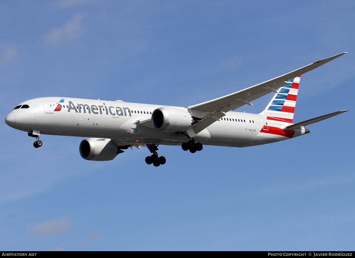 Aircraft Photo of N824AN | Boeing 787-9 Dreamliner | American Airlines | AirHistory.net #735440