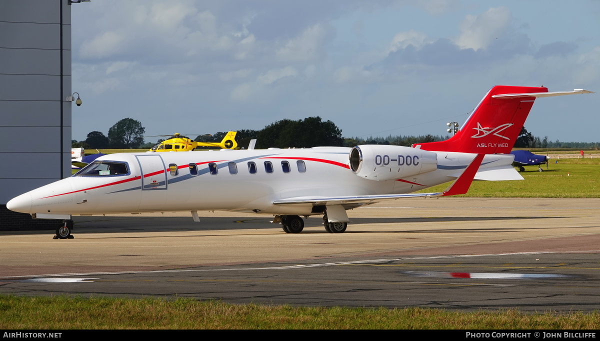 Aircraft Photo of OO-DOC | Learjet 45 | ASL Fly Med | AirHistory.net #735445