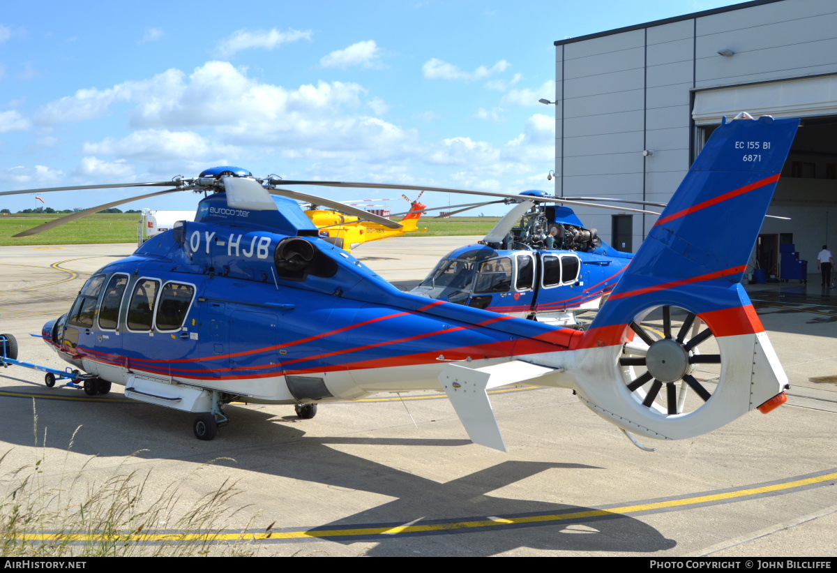 Aircraft Photo of OY-HJB | Eurocopter EC-155B-1 | NHV - Noordzee Helikopters Vlaanderen | AirHistory.net #735448