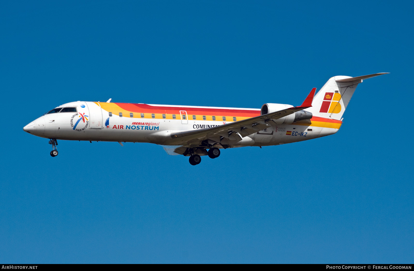 Aircraft Photo of EC-IKZ | Bombardier CRJ-200ER (CL-600-2B19) | Iberia Regional | AirHistory.net #735452