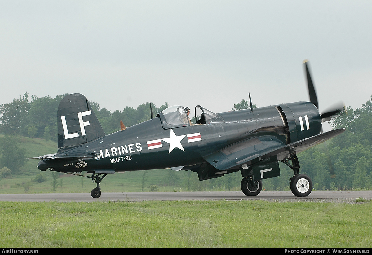Aircraft Photo of N240CA / 97359 | Vought F4U-4 Corsair | USA - Marines | AirHistory.net #735519