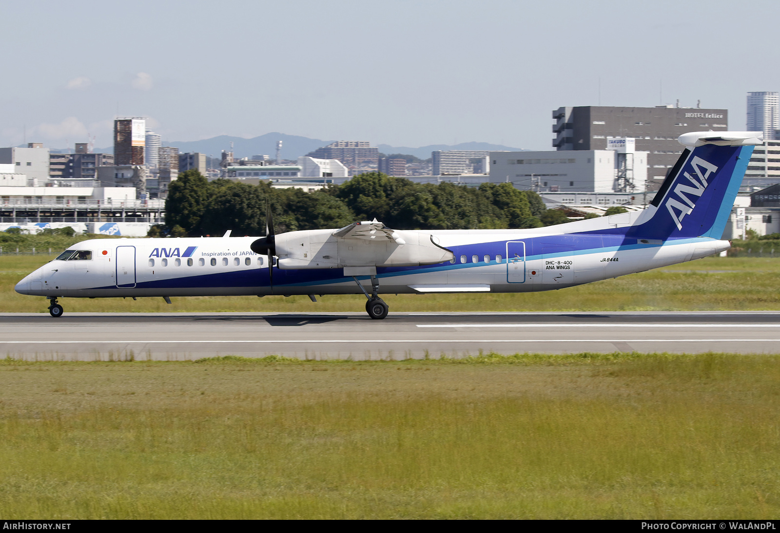Aircraft Photo of JA844A | Bombardier DHC-8-402 Dash 8 | All Nippon Airways - ANA Wings | AirHistory.net #735525