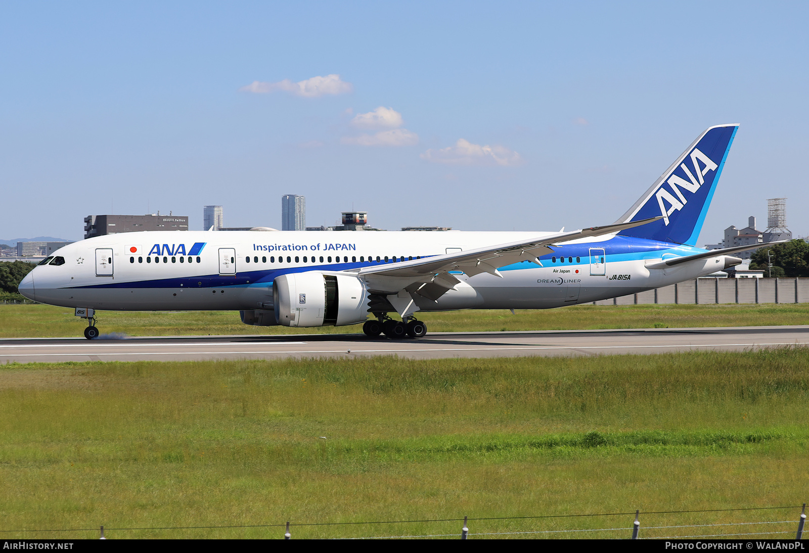 Aircraft Photo of JA815A | Boeing 787-8 Dreamliner | All Nippon Airways - ANA | AirHistory.net #735544
