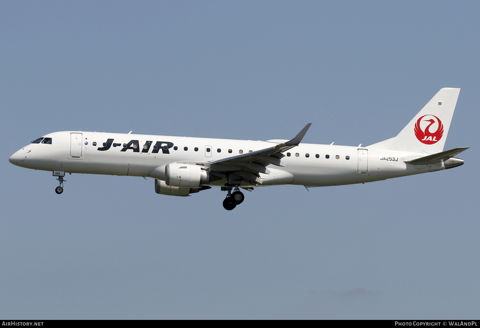 Aircraft Photo of JA253J | Embraer 190STD (ERJ-190-100STD) | J-Air | AirHistory.net #735545