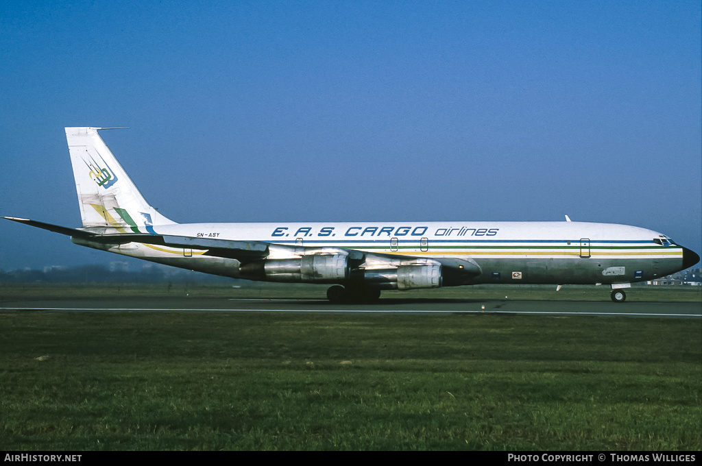 Aircraft Photo of 5N-ASY | Boeing 707-351C | EAS Cargo Airlines - Executive Aviation Services | AirHistory.net #735563