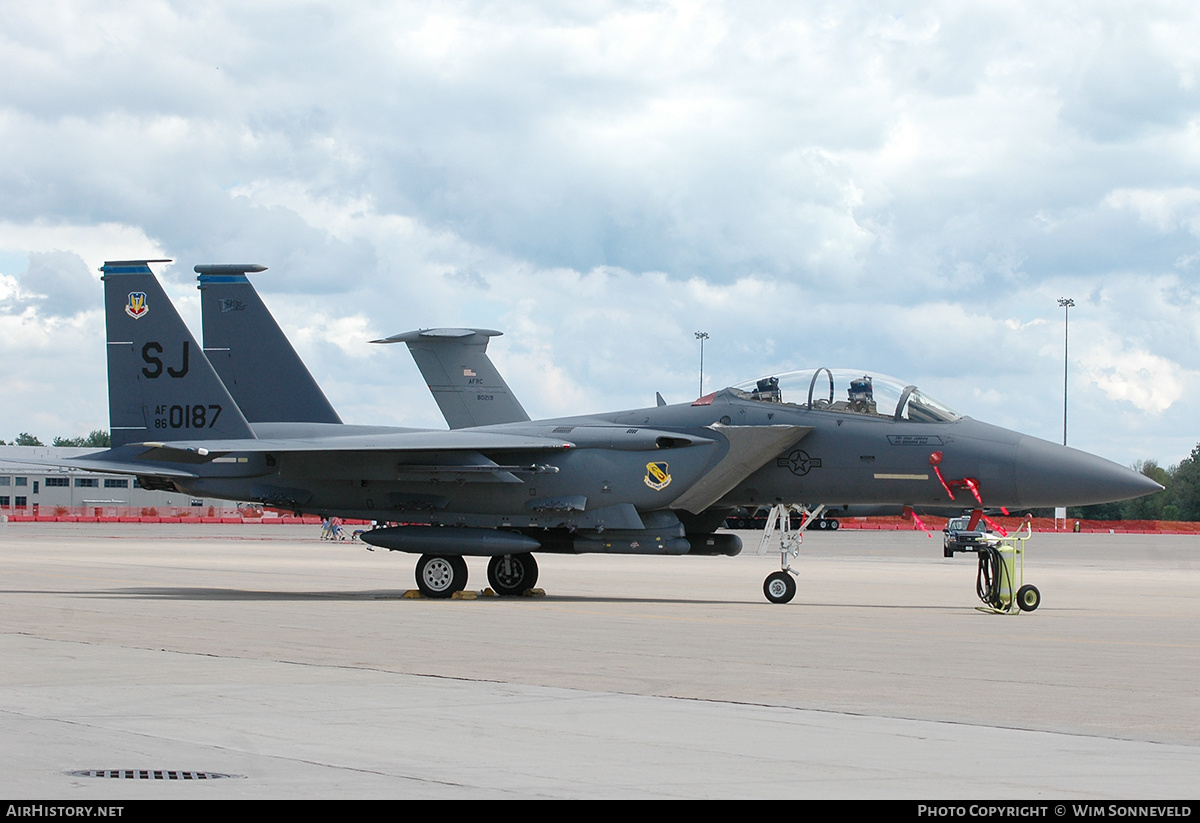 Aircraft Photo of 86-0187 / AF86-0187 | Boeing F-15E Strike Eagle | USA - Air Force | AirHistory.net #735629