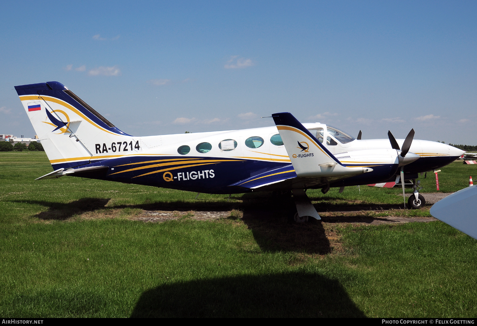 Aircraft Photo of RA-67214 | Cessna 421C Golden Eagle | Q-Flights | AirHistory.net #735631
