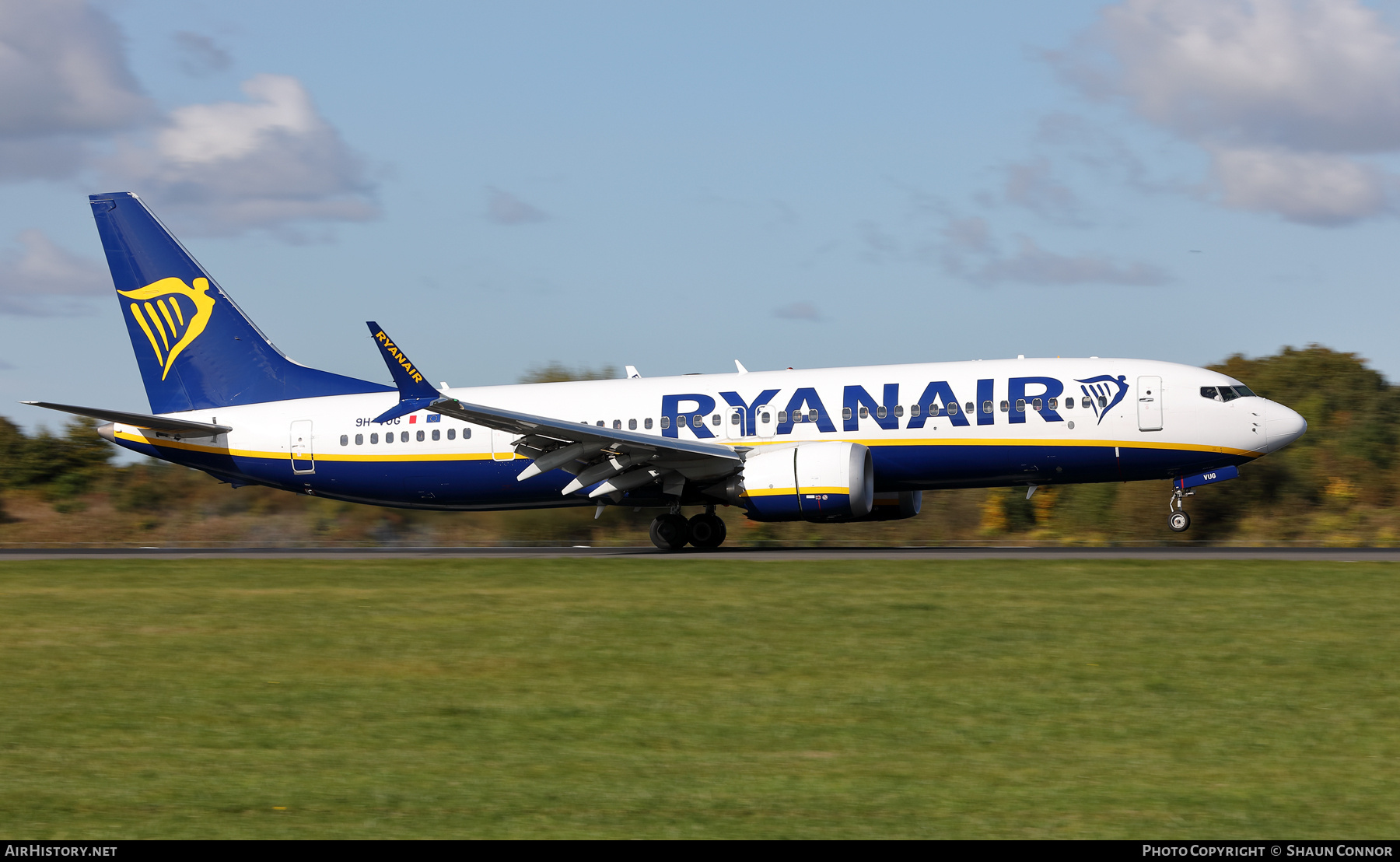 Aircraft Photo of 9H-VUG | Boeing 737-8200 Max 200 | Ryanair | AirHistory.net #735632
