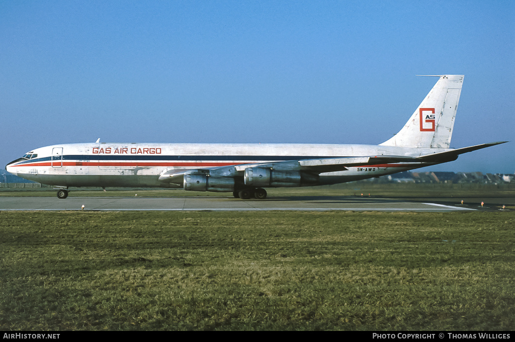 Aircraft Photo of 5N-AWO | Boeing 707-321C | GAS Air Cargo - General Aviation Services | AirHistory.net #735646