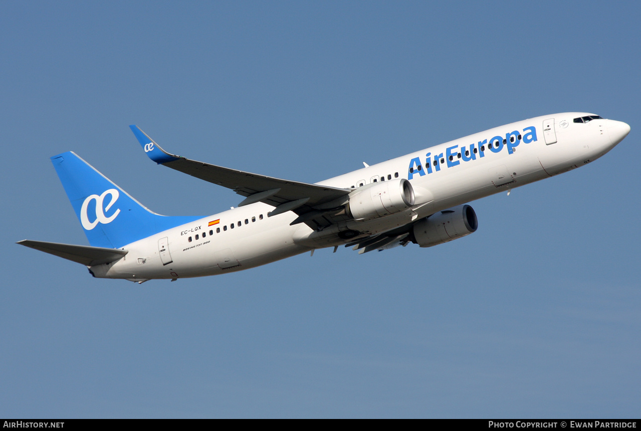 Aircraft Photo of EC-LQX | Boeing 737-85P | Air Europa | AirHistory.net #735650