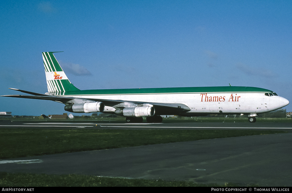 Aircraft Photo of 5N-TAS | Boeing 707-321C | Thames Air | AirHistory.net #735654