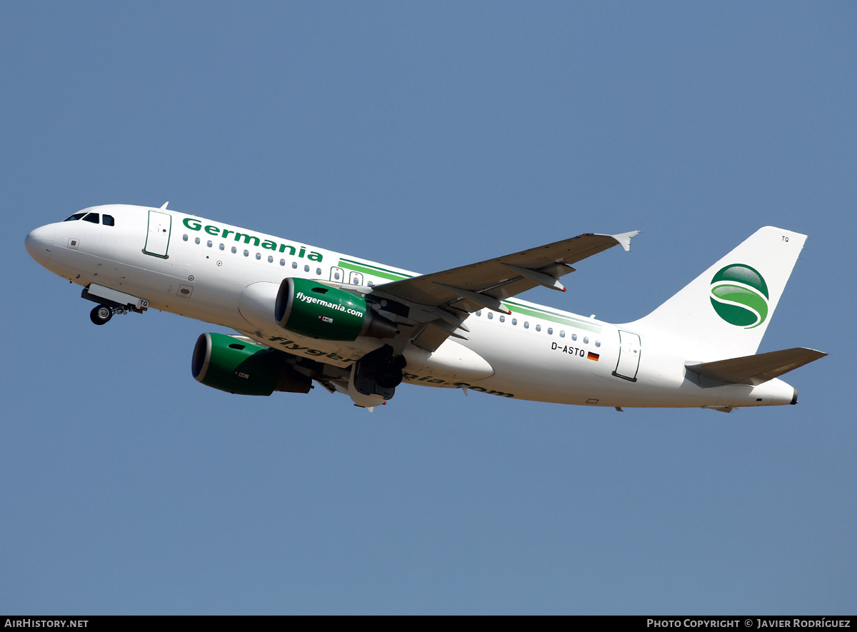 Aircraft Photo of D-ASTQ | Airbus A319-111 | Germania | AirHistory.net #735683