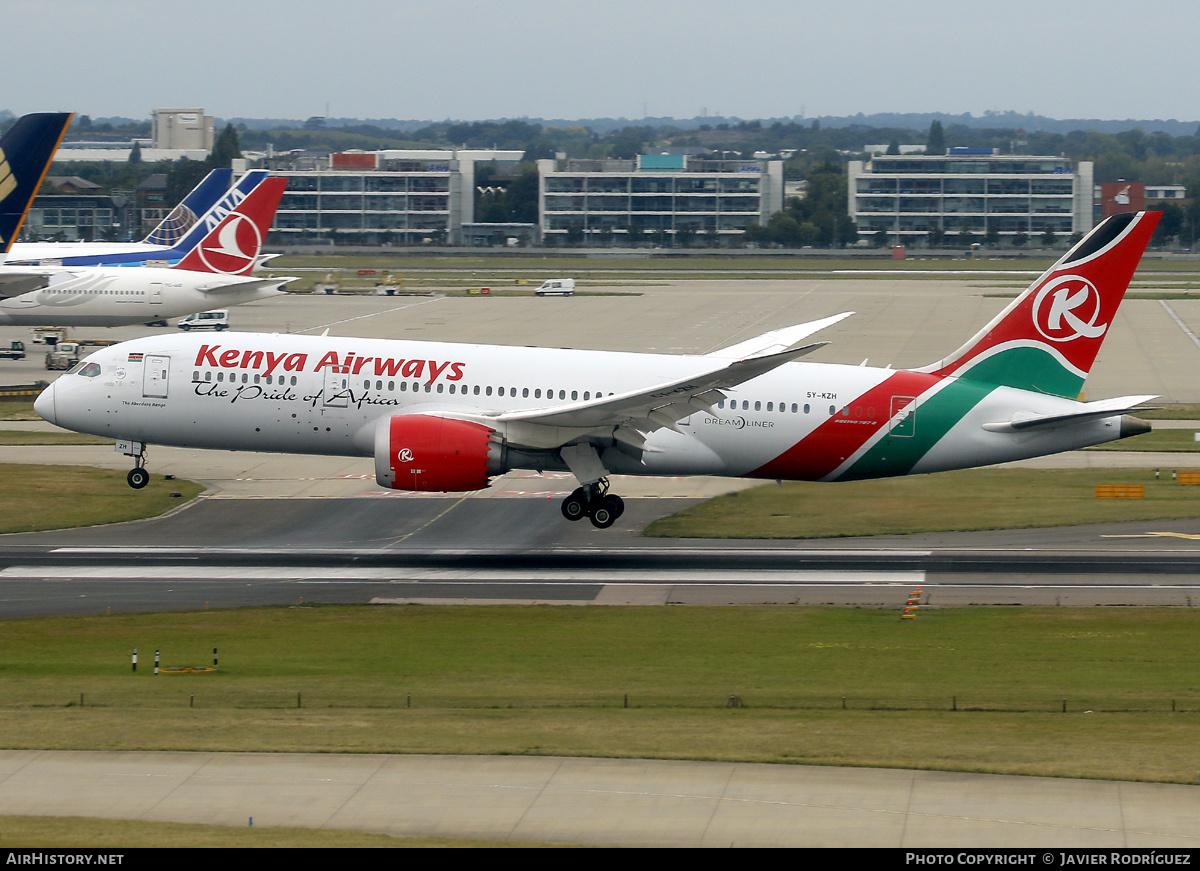 Aircraft Photo of 5Y-KZH | Boeing 787-8 Dreamliner | Kenya Airways | AirHistory.net #735695