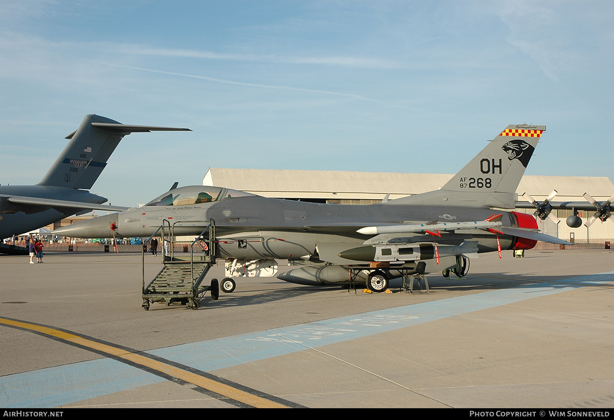 Aircraft Photo of 87-0268 / AF87-268 | General Dynamics F-16C Fighting Falcon | USA - Air Force | AirHistory.net #735699
