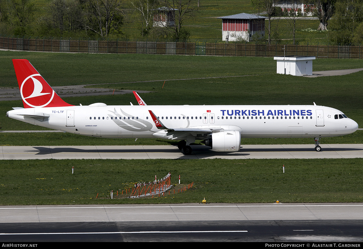 Aircraft Photo of TC-LTF | Airbus A321-271NX | Turkish Airlines | AirHistory.net #735706