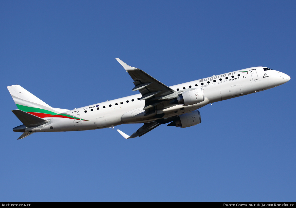 Aircraft Photo of LZ-PLO | Embraer 190STD (ERJ-190-100STD) | Bulgaria Air | AirHistory.net #735715