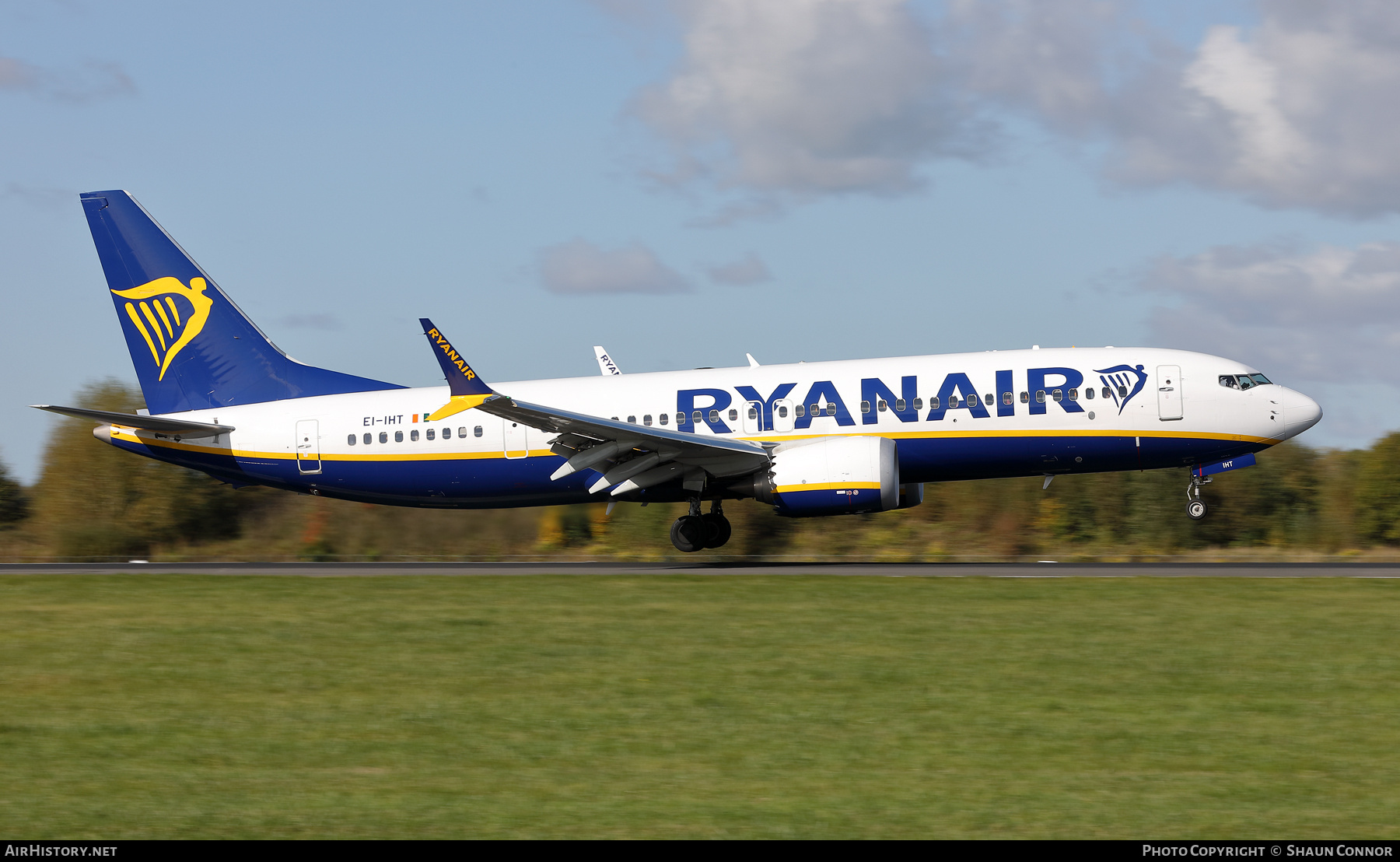 Aircraft Photo of EI-IHT | Boeing 737-8200 Max 200 | Ryanair | AirHistory.net #735718