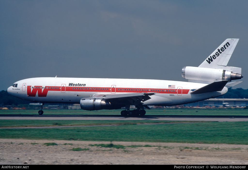 Aircraft Photo of N821L | McDonnell Douglas DC-10-30 | Western Airlines | AirHistory.net #735729