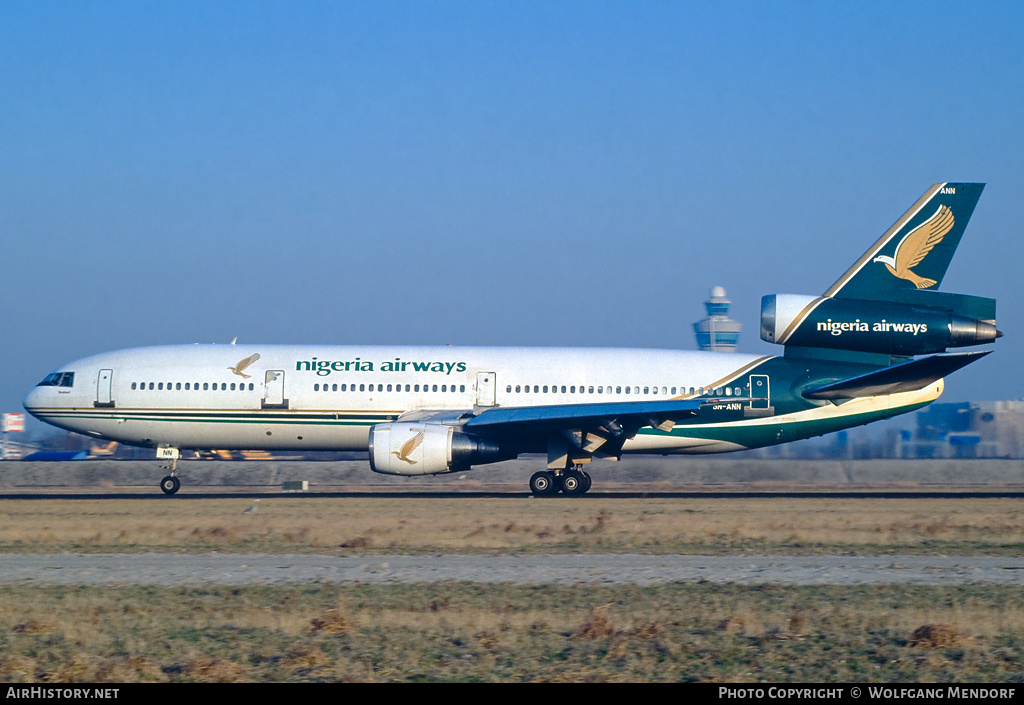 Aircraft Photo of 5N-ANN | McDonnell Douglas DC-10-30 | Nigeria Airways | AirHistory.net #735730