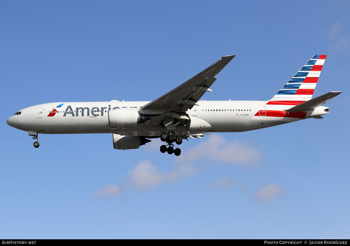 Aircraft Photo of N773AN | Boeing 777-223/ER | American Airlines | AirHistory.net #735733