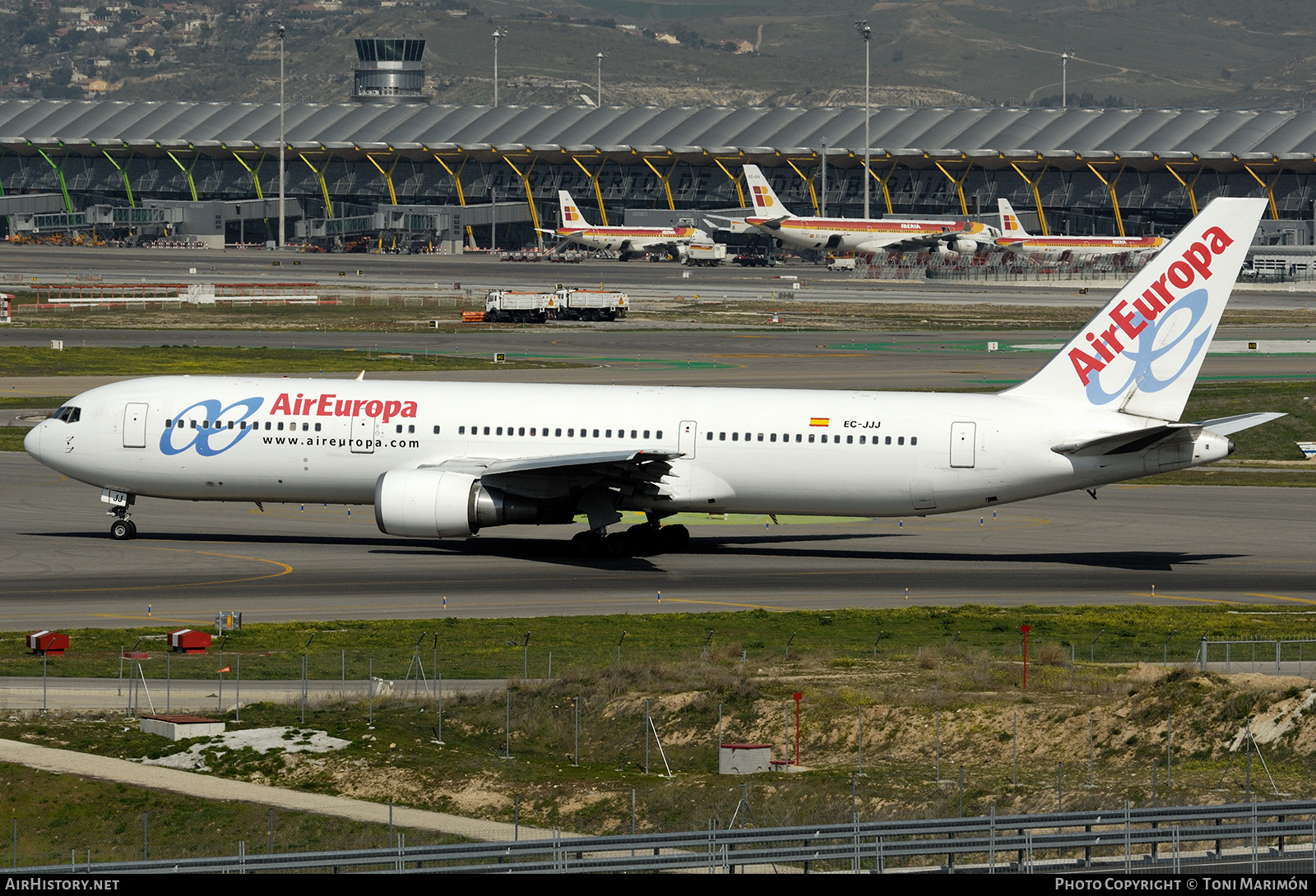 Aircraft Photo of EC-JJJ | Boeing 767-328/ER | Air Europa | AirHistory.net #735785