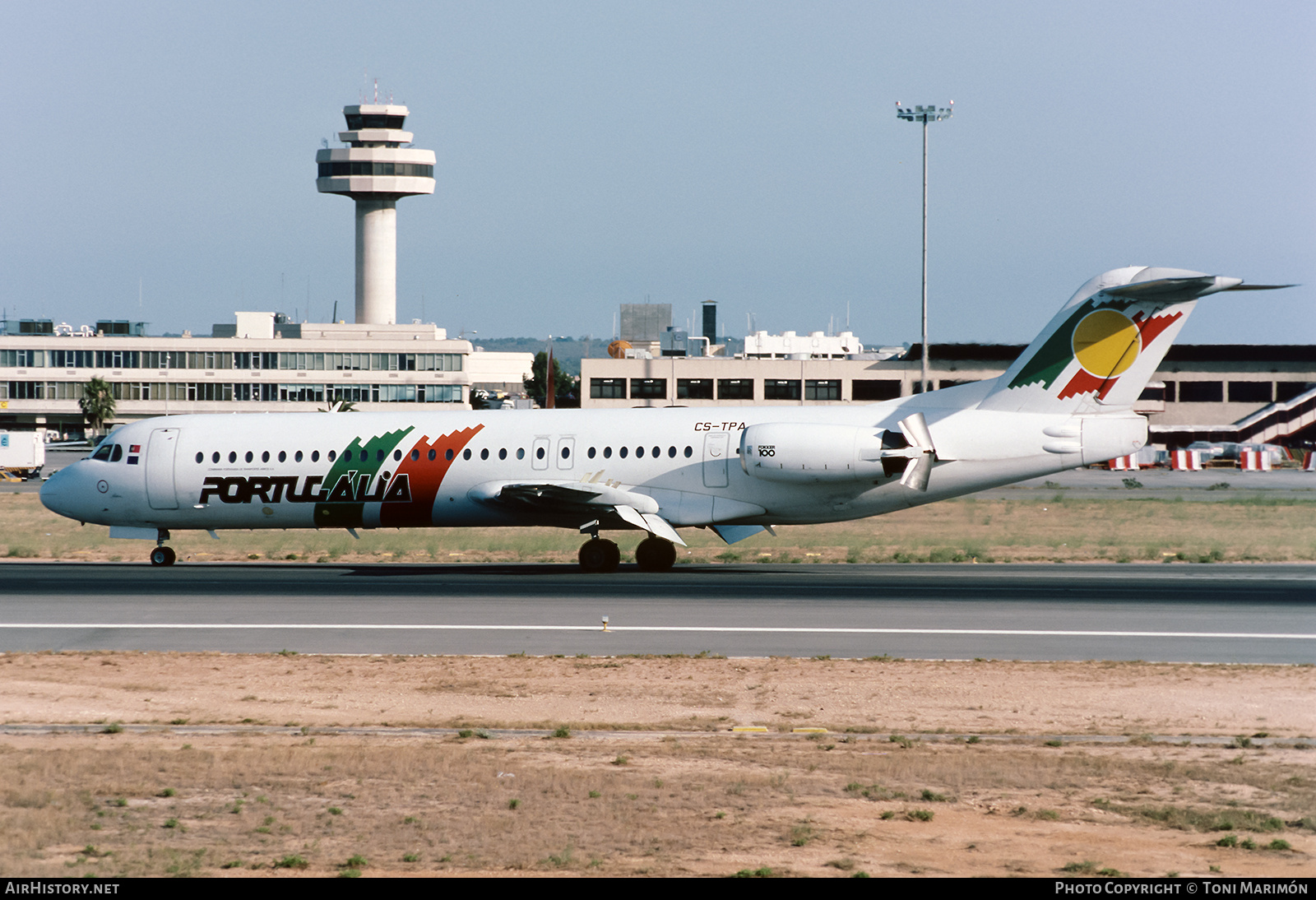 Aircraft Photo of CS-TPA | Fokker 100 (F28-0100) | Portugália Airlines - PGA | AirHistory.net #735788