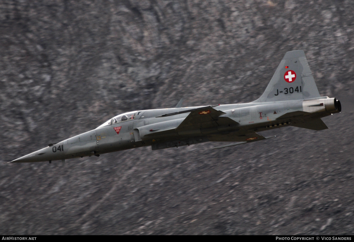 Aircraft Photo of J-3041 | Northrop F-5E Tiger II | Switzerland - Air Force | AirHistory.net #735849