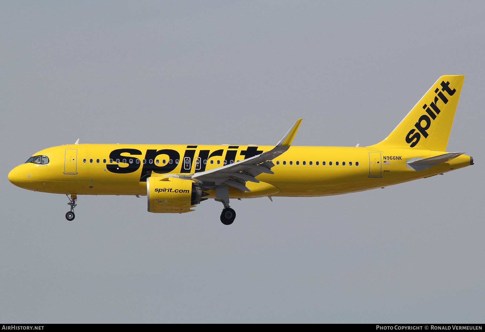 Aircraft Photo of N966NK | Airbus A320-271N | Spirit Airlines | AirHistory.net #735876