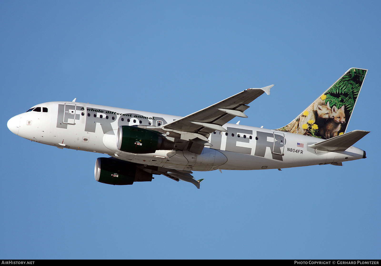 Aircraft Photo of N804FR | Airbus A318-111 | Frontier Airlines | AirHistory.net #735882