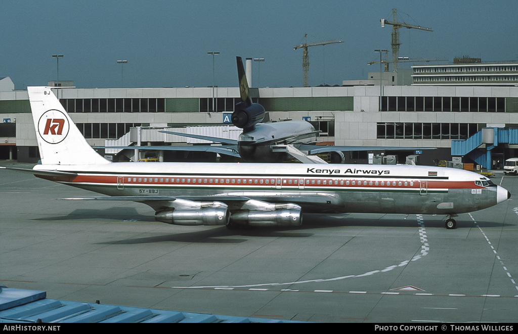 Aircraft Photo of 5Y-BBJ | Boeing 707-351B | Kenya Airways | AirHistory.net #735892