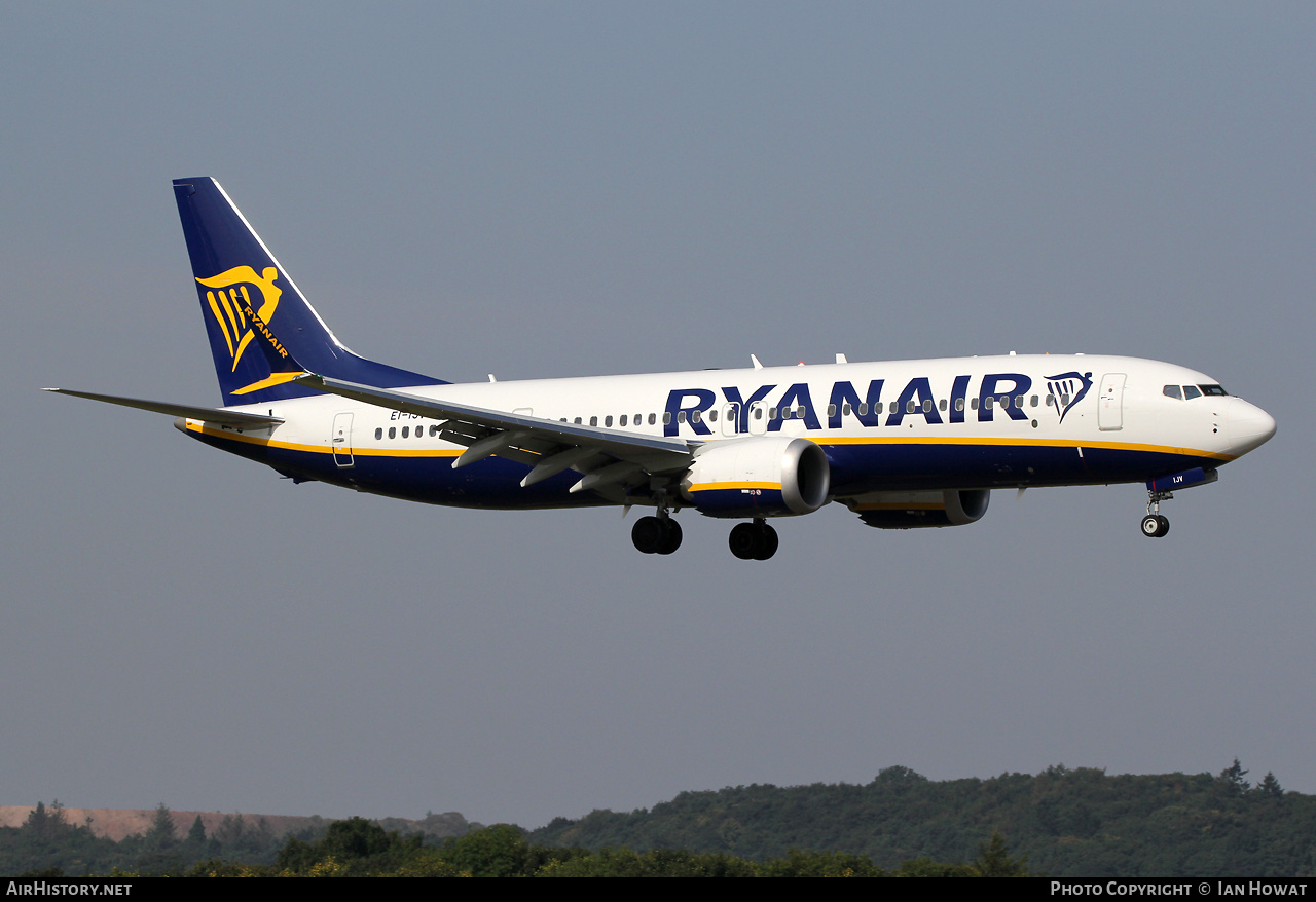 Aircraft Photo of EI-IJV | Boeing 737-8200 Max 200 | Ryanair | AirHistory.net #735942