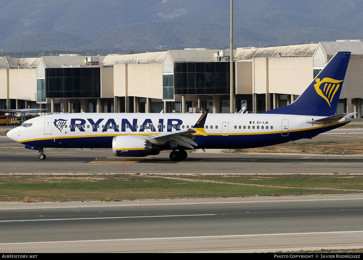 Aircraft Photo of EI-IJK | Boeing 737-8200 Max 200 | Ryanair | AirHistory.net #735944