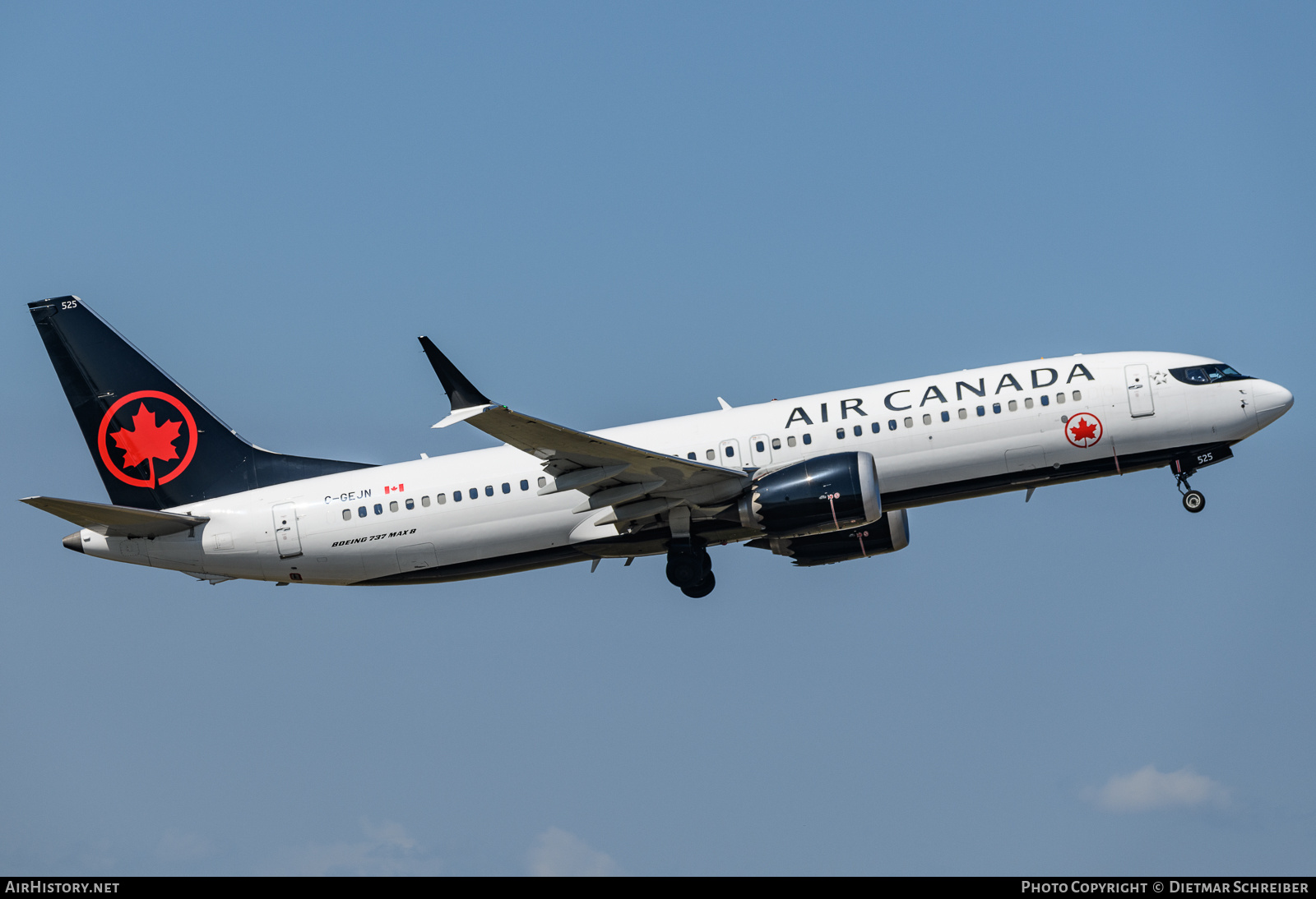 Aircraft Photo of C-GEJN | Boeing 737-8 Max 8 | Air Canada | AirHistory.net #736016