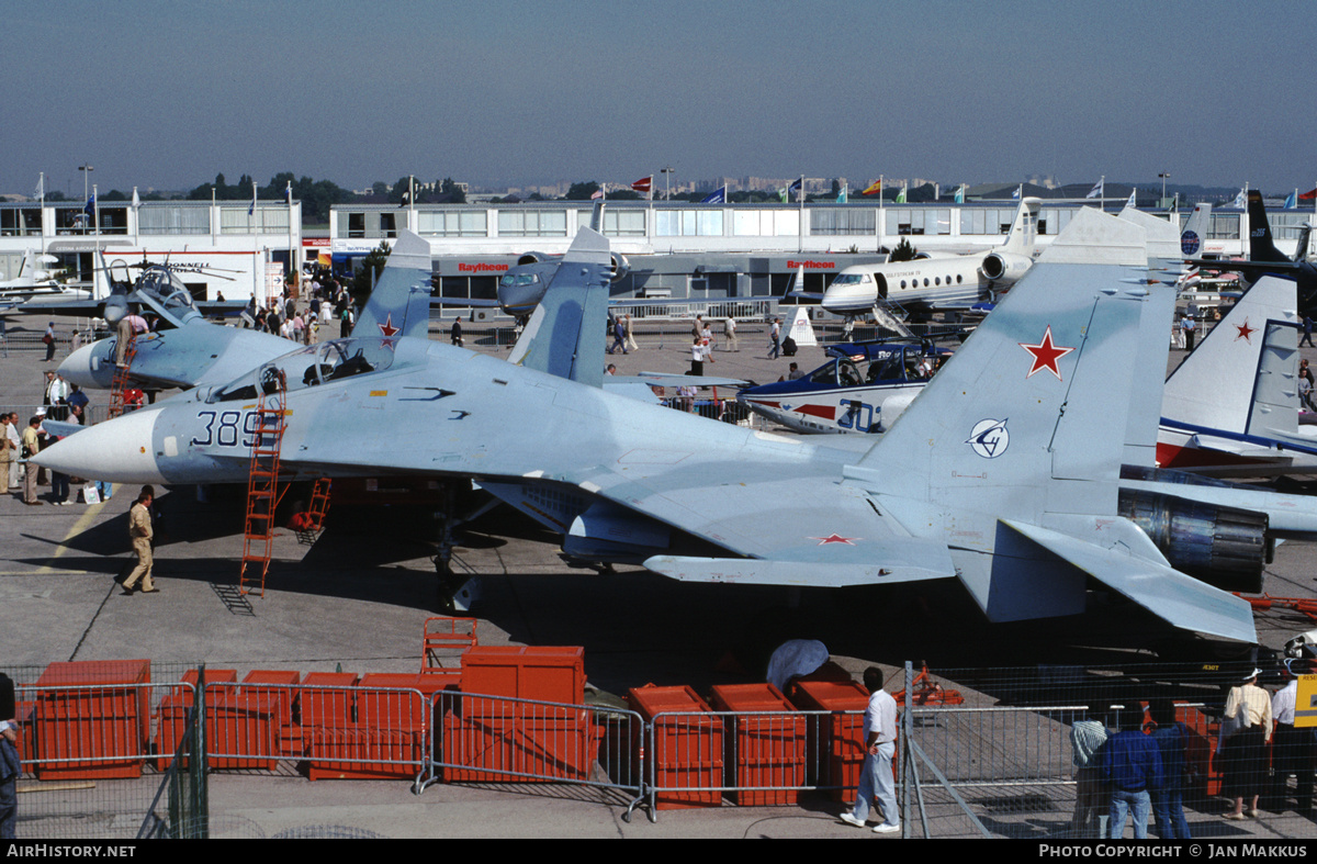 Aircraft Photo of 389 blue | Sukhoi Su-27UB | Soviet Union - Air Force | AirHistory.net #736028