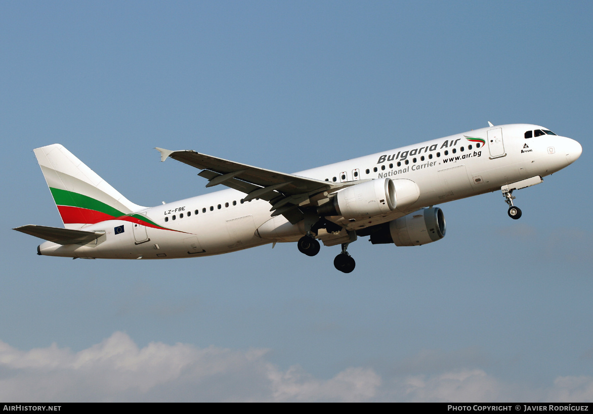 Aircraft Photo of LZ-FBE | Airbus A320-214 | Bulgaria Air | AirHistory.net #736030