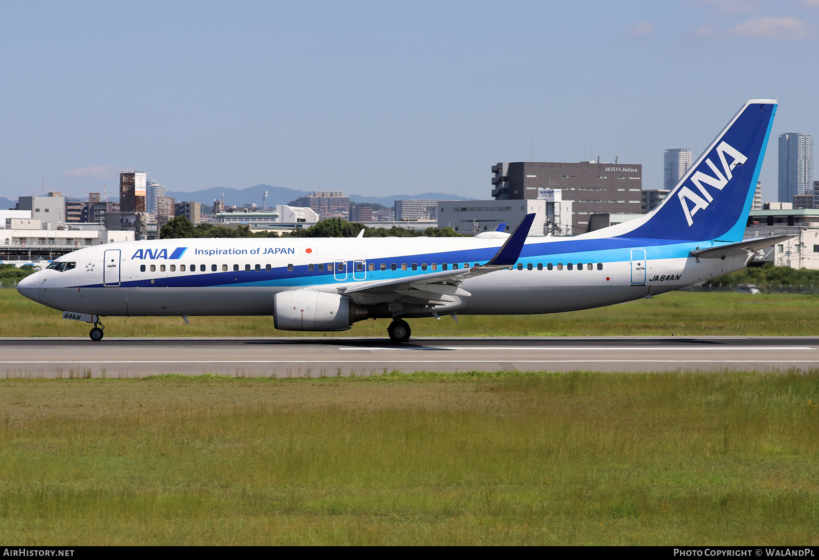 Aircraft Photo of JA64AN | Boeing 737-881 | All Nippon Airways - ANA | AirHistory.net #736052