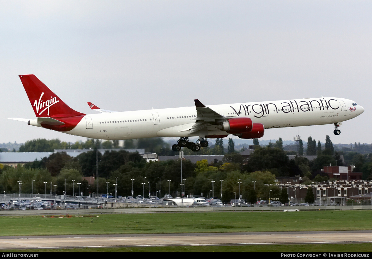 Aircraft Photo of G-VEIL | Airbus A340-642 | Virgin Atlantic Airways | AirHistory.net #736088