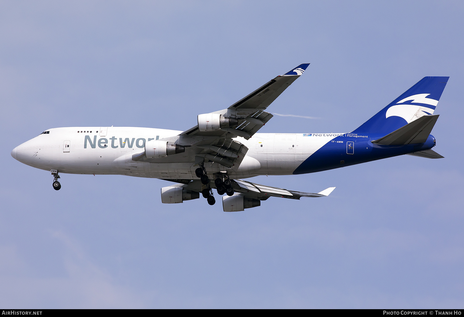 Aircraft Photo of TF-AMM | Boeing 747-4H6(BDSF) | Network Airline Management | AirHistory.net #736119