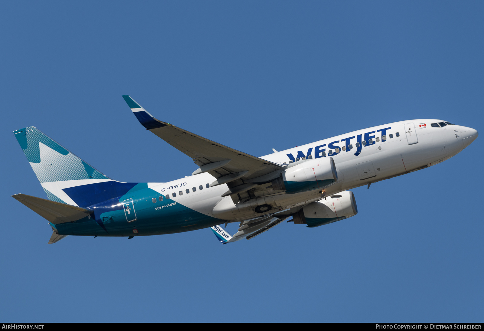 Aircraft Photo of C-GWJO | Boeing 737-7CT | WestJet | AirHistory.net #736143