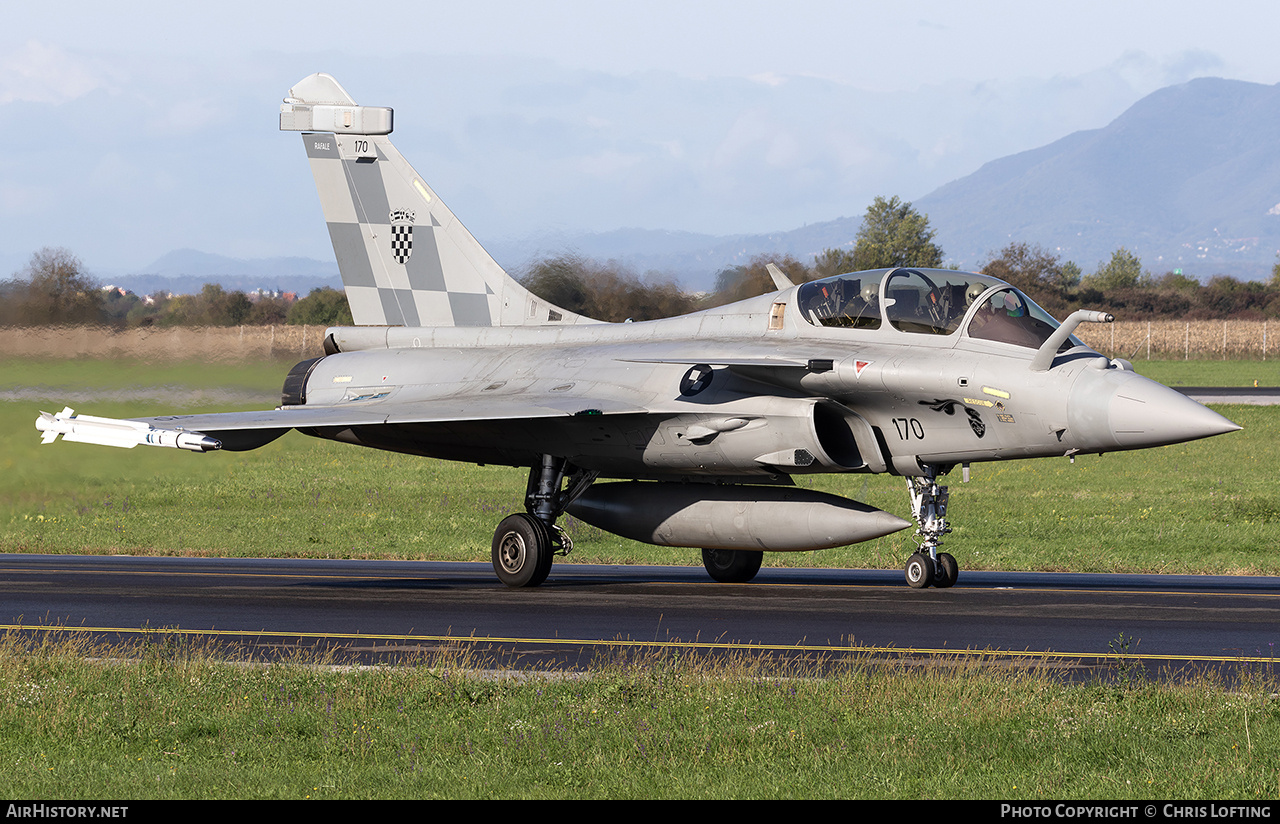 Aircraft Photo of 170 | Dassault Rafale B | Croatia - Air Force | AirHistory.net #736169