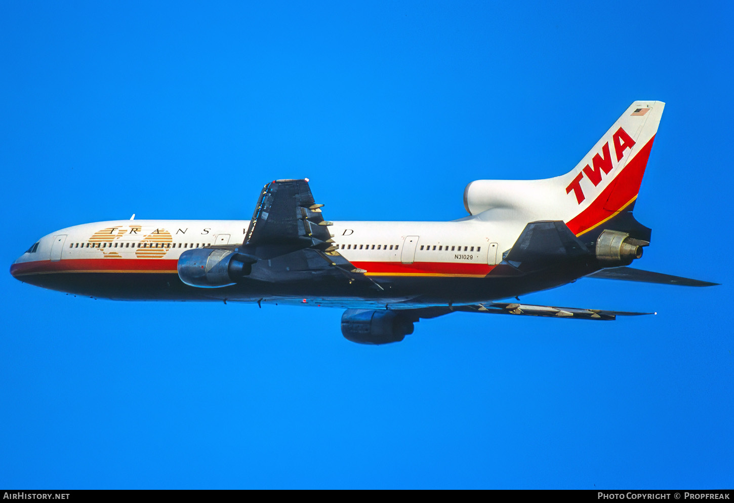 Aircraft Photo of N31029 | Lockheed L-1011-385-1-15 TriStar 100 | Trans World Airlines - TWA | AirHistory.net #736170