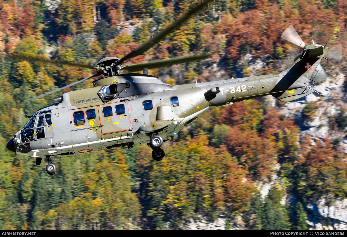 Aircraft Photo of T-342 | Eurocopter TH98 Cougar (AS-532UL) | Switzerland - Air Force | AirHistory.net #736195