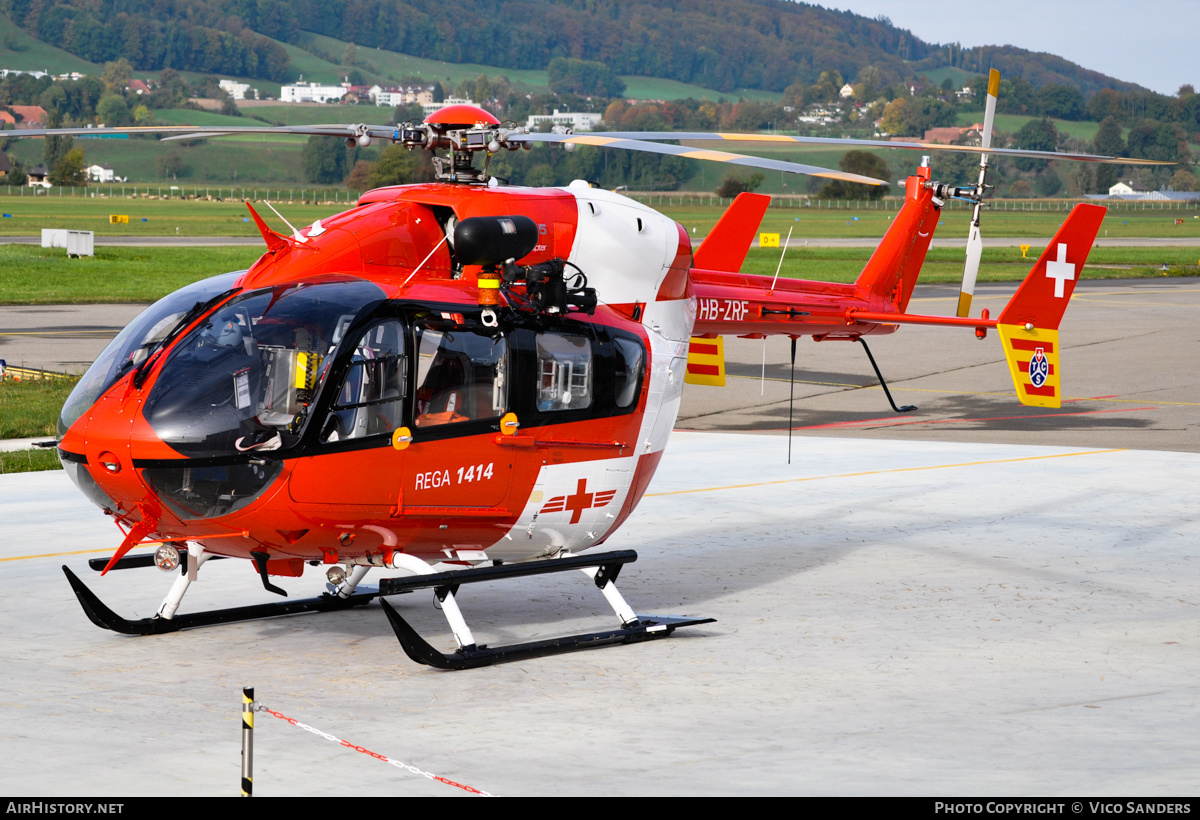 Aircraft Photo of HB-ZRF | Eurocopter-Kawasaki EC-145 (BK-117C-2) | REGA - Swiss Air Ambulance | AirHistory.net #736198