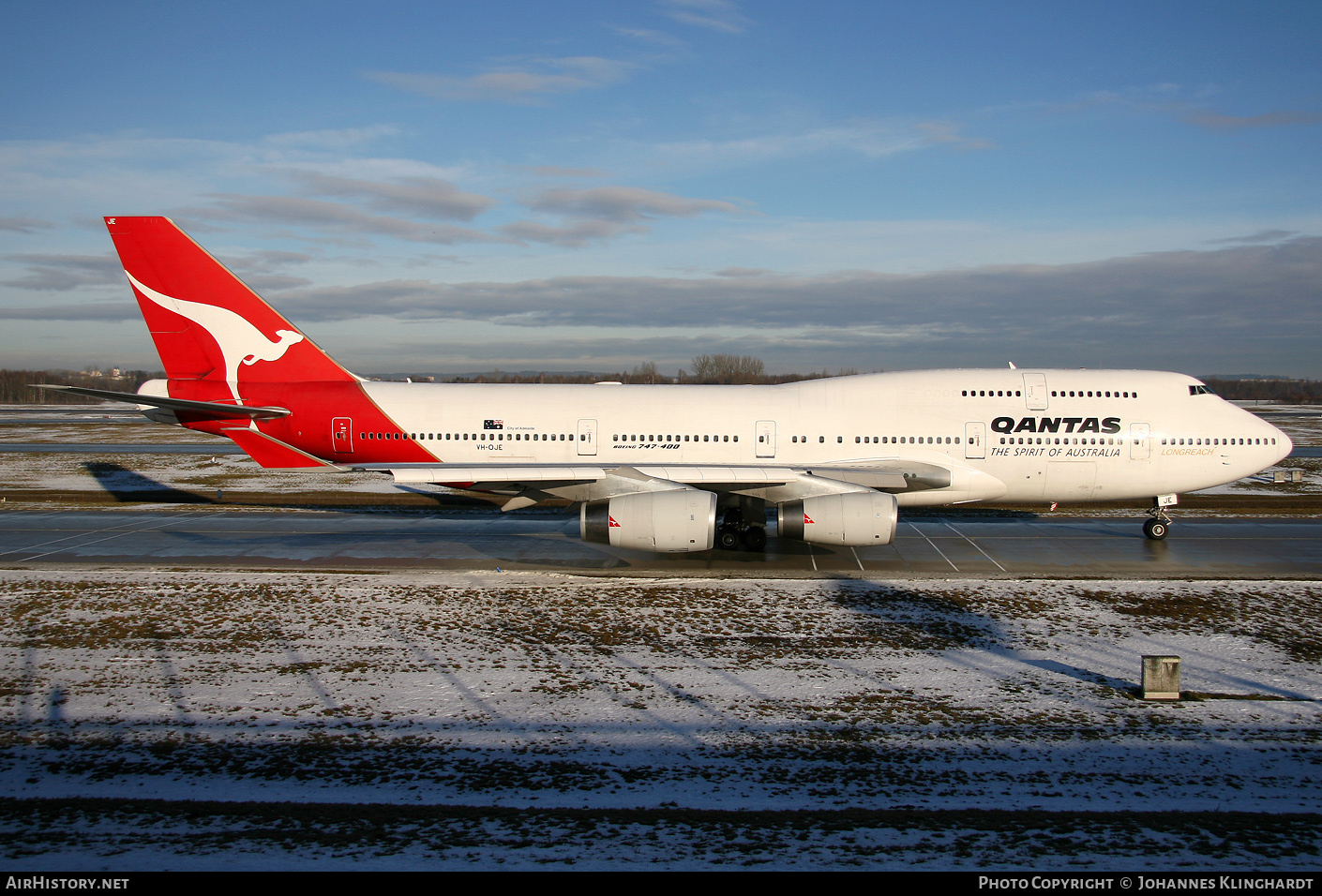 Aircraft Photo of VH-OJE | Boeing 747-438 | Qantas | AirHistory.net #736205