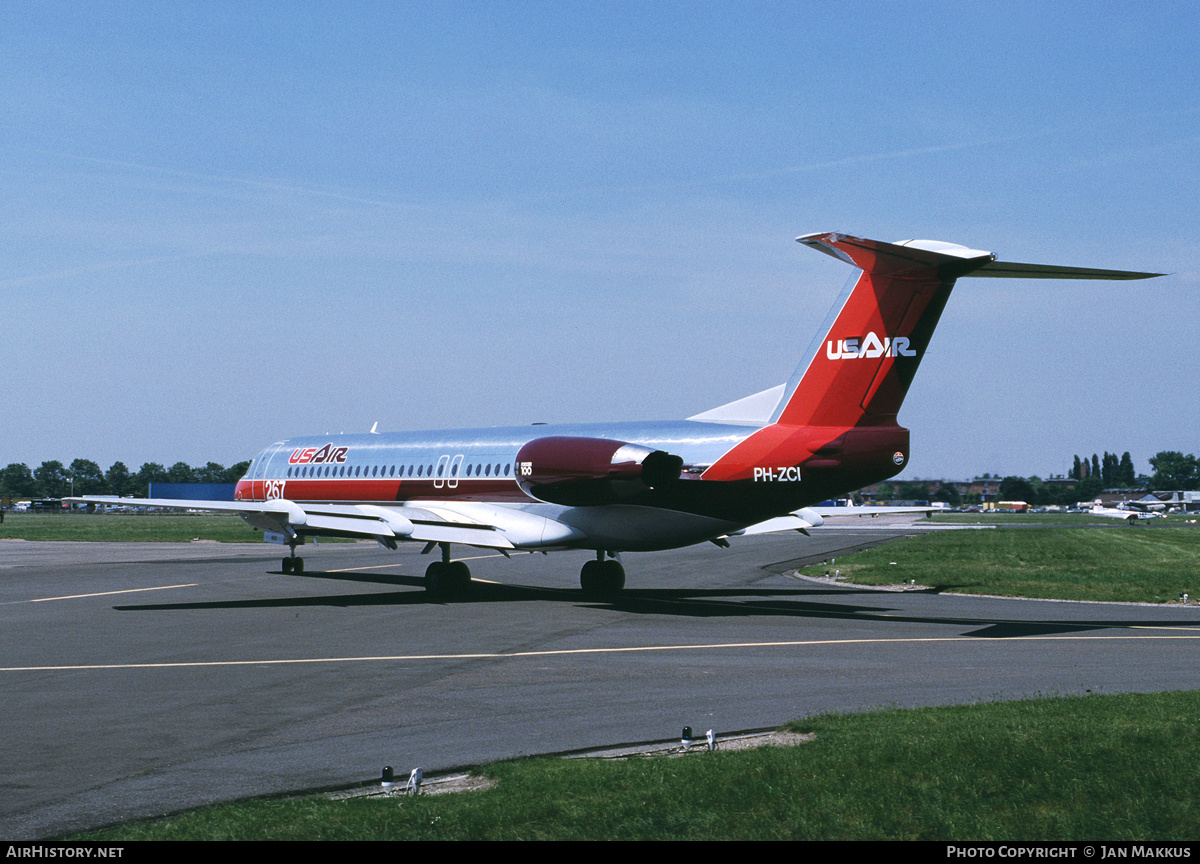 Aircraft Photo of PH-ZCI | Fokker 100 (F28-0100) | USAir | AirHistory.net #736223