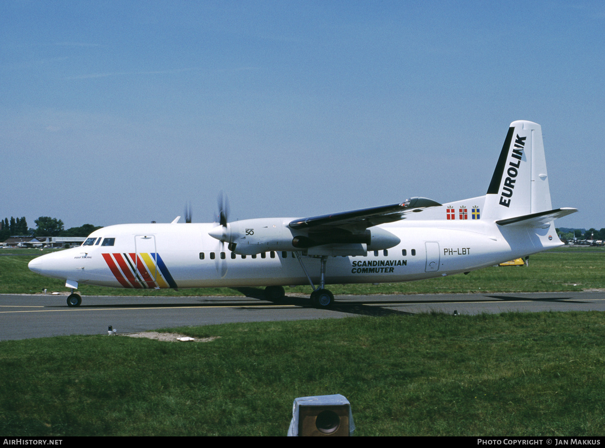 Aircraft Photo of PH-LBT | Fokker 50 | Scandinavian Commuter - Eurolink | AirHistory.net #736232