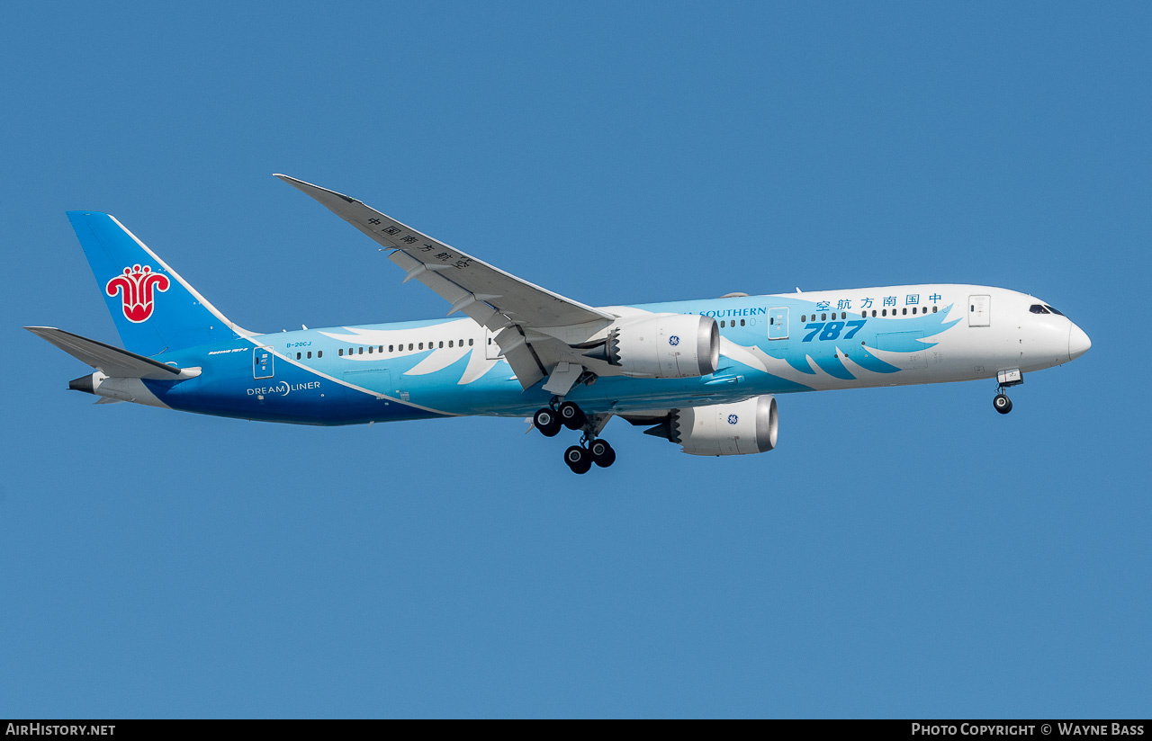 Aircraft Photo of B-20CJ | Boeing 787-9 Dreamliner | China Southern Airlines | AirHistory.net #736241