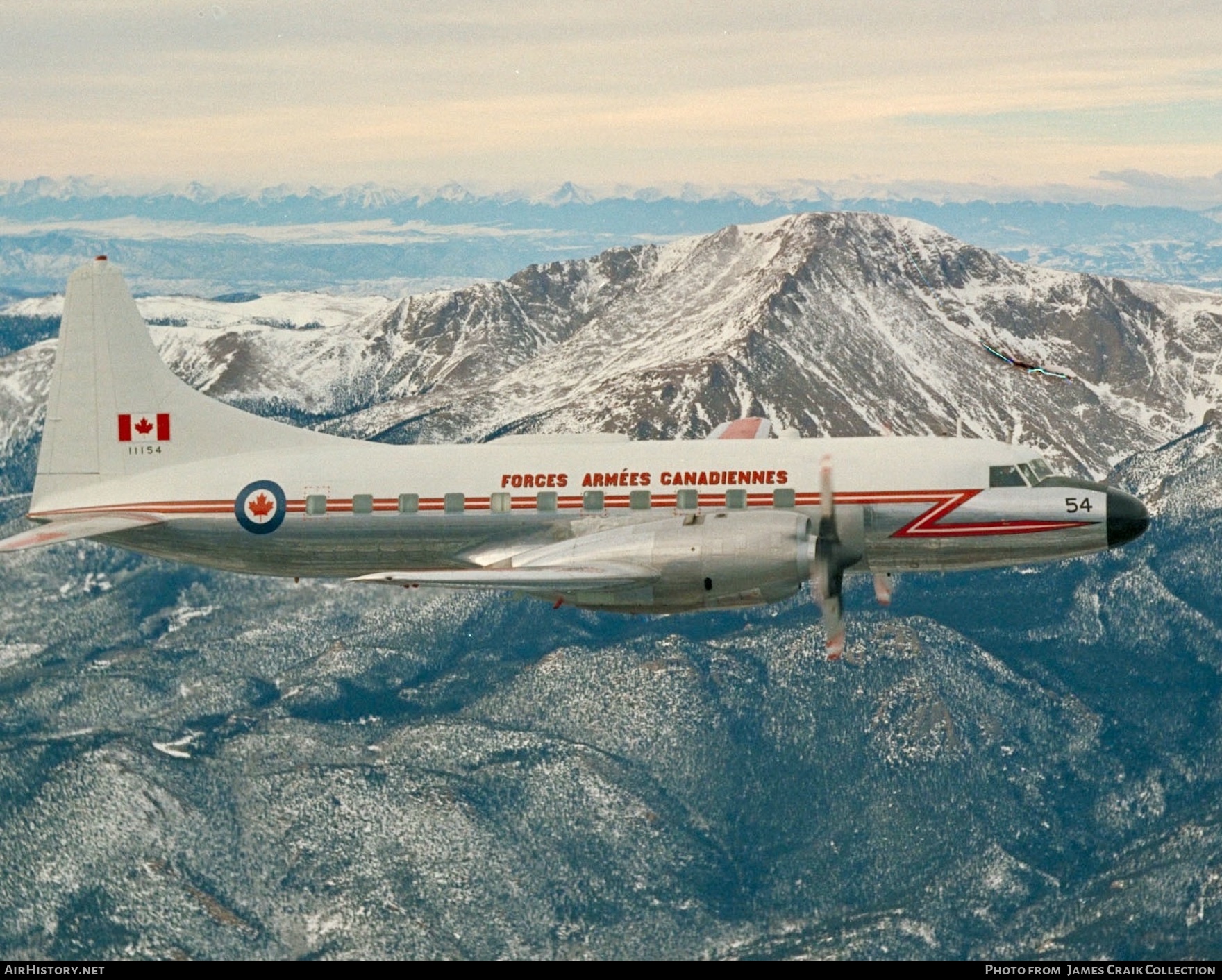 Aircraft Photo of 11154 | Canadair CL-66B Cosmopolitan | Canada - Air Force | AirHistory.net #736251