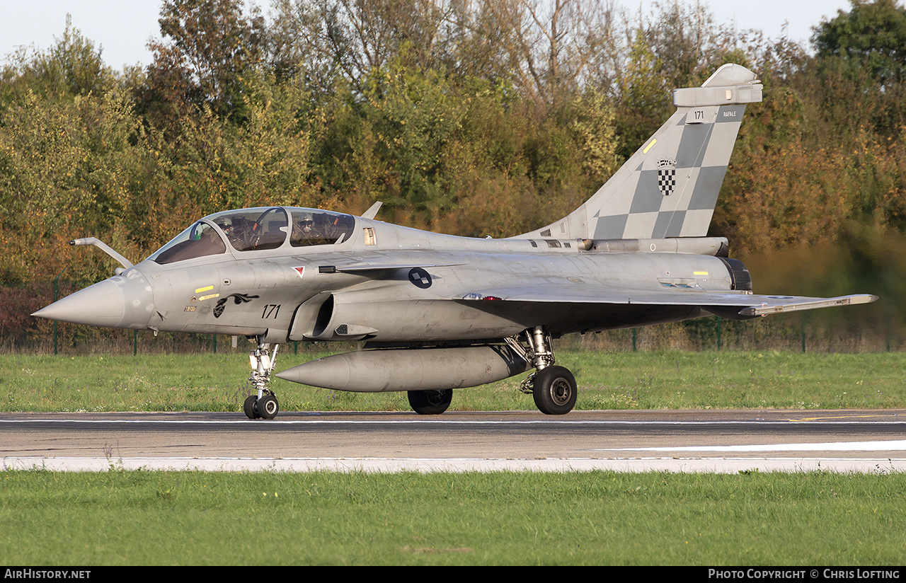 Aircraft Photo of 171 | Dassault Rafale B | Croatia - Air Force | AirHistory.net #736256